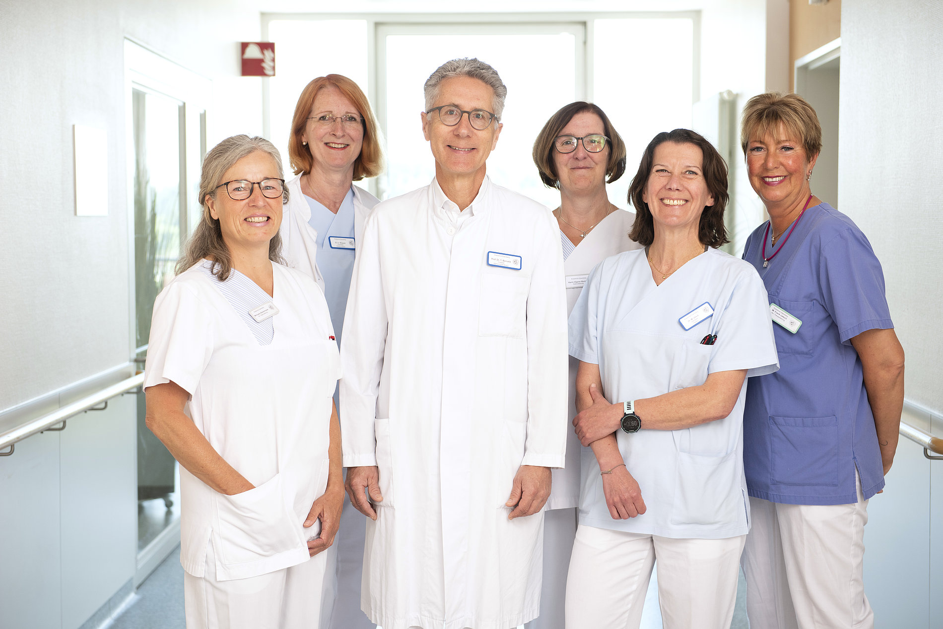 Ein Teil des Teams der Palliativstation des Klinikums Ebersberg München Ost.
